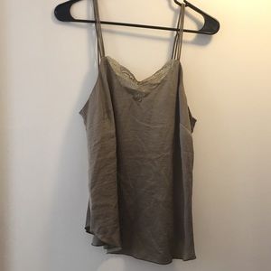 Green H&M Silky Tank